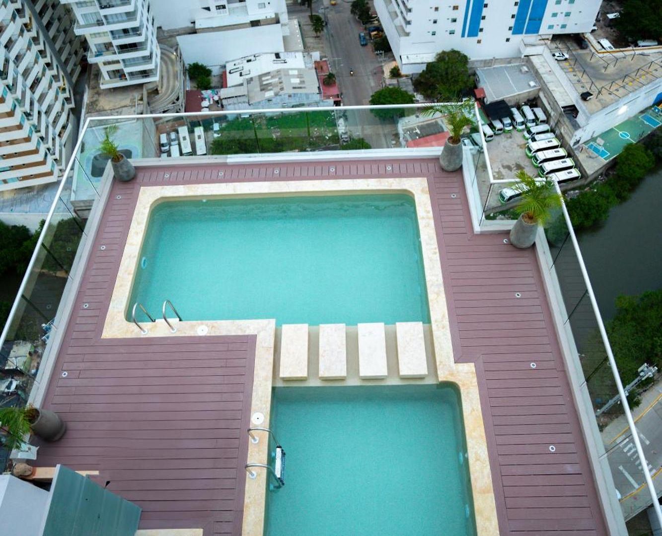 Apto Moderno, Vista Al Mar, 3hab Cerca De La Playa * Cartagena