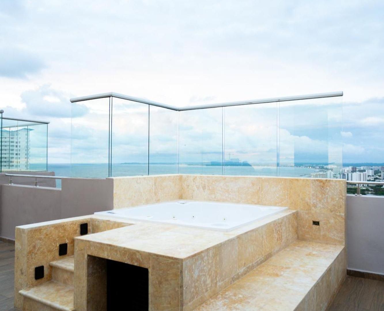 Apartamento Apto Moderno, Vista Al Mar, 3hab Cerca De La Playa Cartagena
