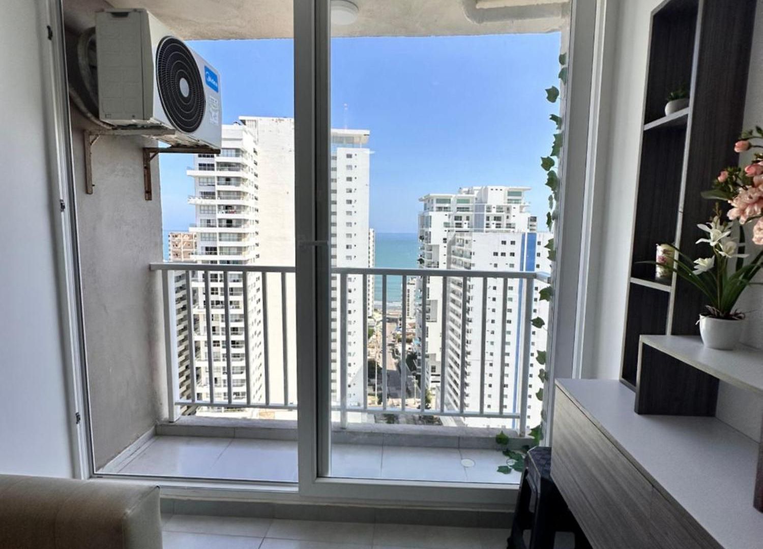Apto Moderno, Vista Al Mar, 3hab Cerca De La Playa Cartagena