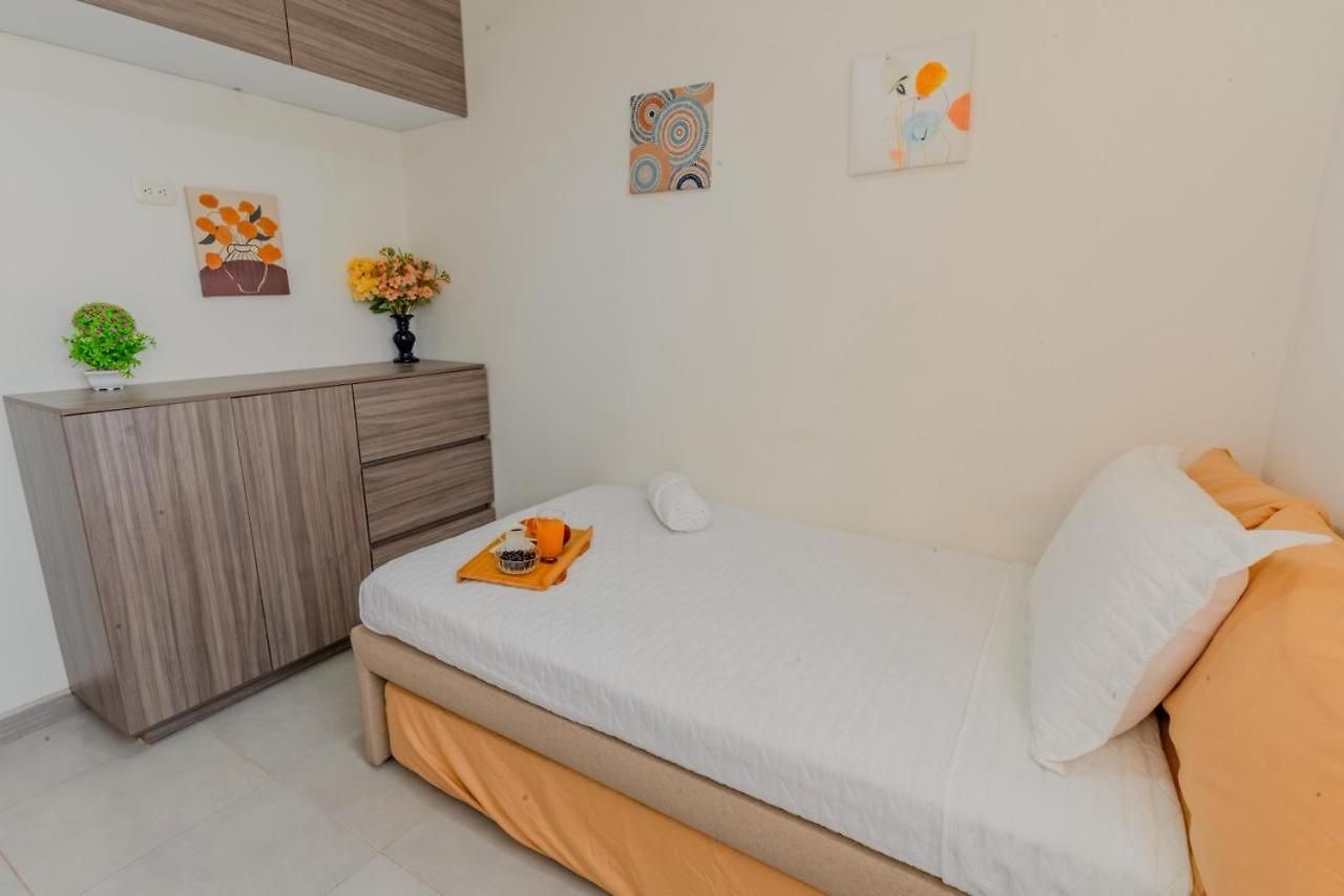 Apto Moderno, Vista Al Mar, 3hab Cerca De La Playa Cartagena