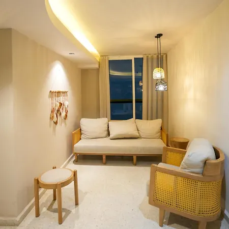 Apto Moderno, Vista Al Mar, 3hab Cerca De La Playa * Cartagena