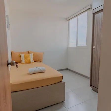 Apto Moderno, Vista Al Mar, 3hab Cerca De La Playa Cartagena