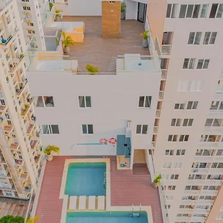 Apto Moderno, Vista Al Mar, 3hab Cerca De La Playa Apartamento Cartagena