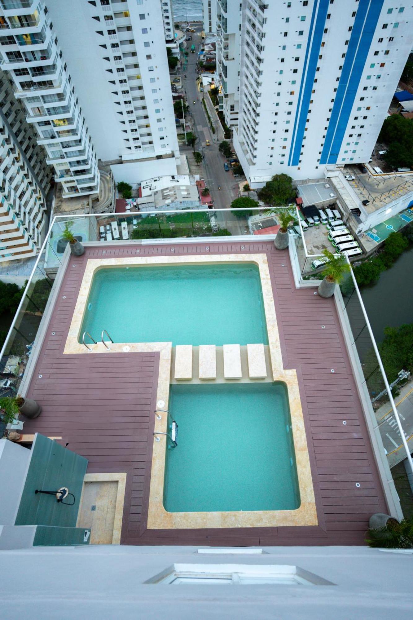 Apto Moderno, Vista Al Mar, 3hab Cerca De La Playa * Cartagena