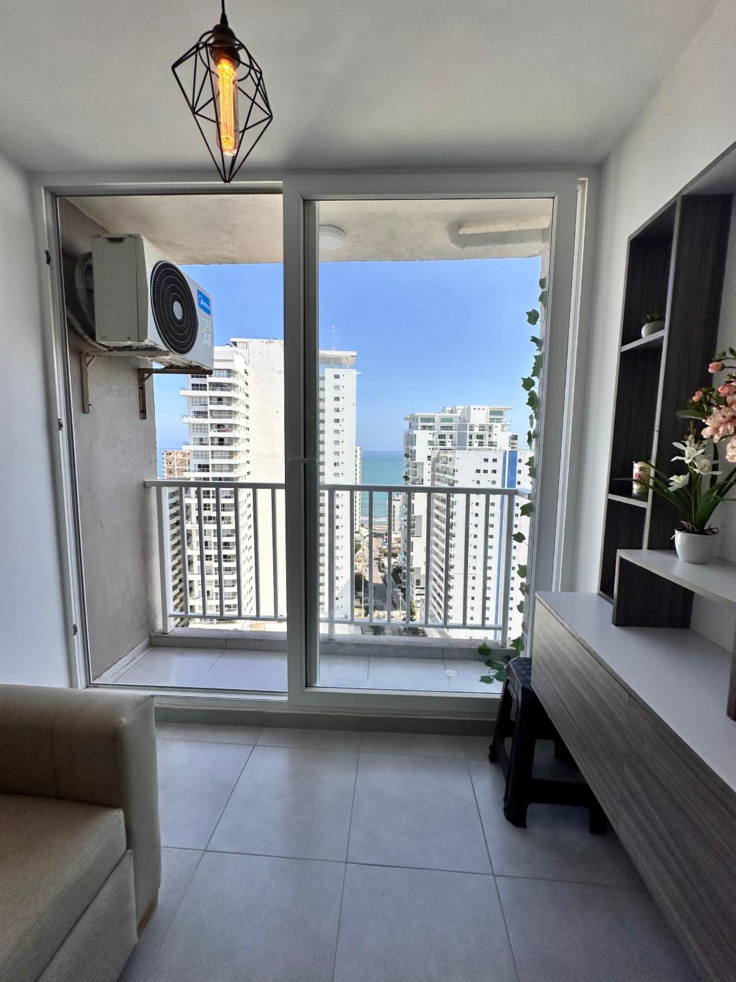 Apto Moderno, Vista Al Mar, 3hab Cerca De La Playa Cartagena